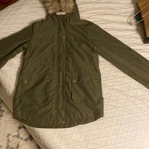 Super Warm Green Winter Coat From Aeropostale
